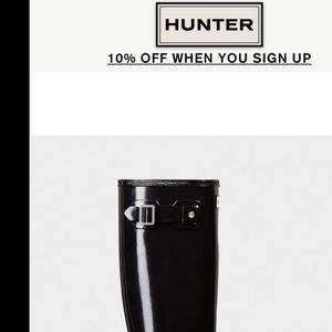 NEW Hunter High Gloss Boots
